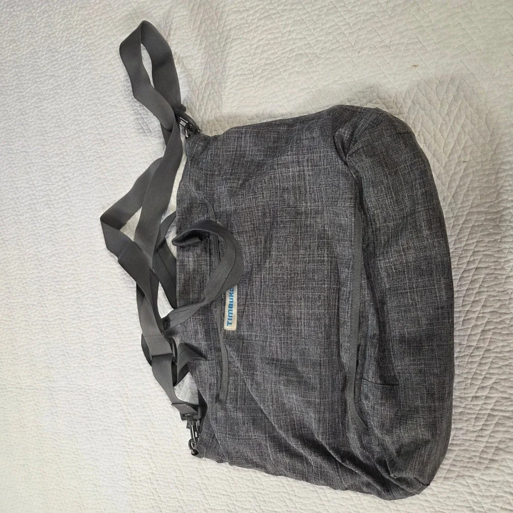 Timbuk2 Gray Heathered Messenger Bag Laptop Commuter Shoulder Bag Crossbody